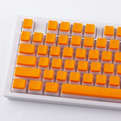 Stock Clearance 104+6 Backlit PBT Pudding Keycaps OEM Profile DIY Colorway for Mechanical Keyboard GK61/68/87/104/108 Keys